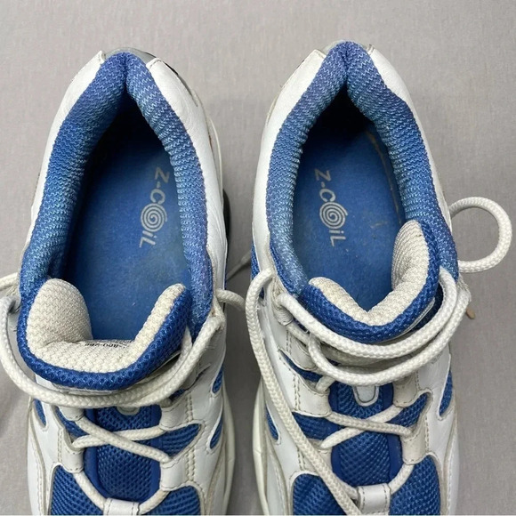 Z Coil Freedom White Blue Plantar Fascitis Pain Relief Orthopedic Spring Shoes - Picture 6 of 6